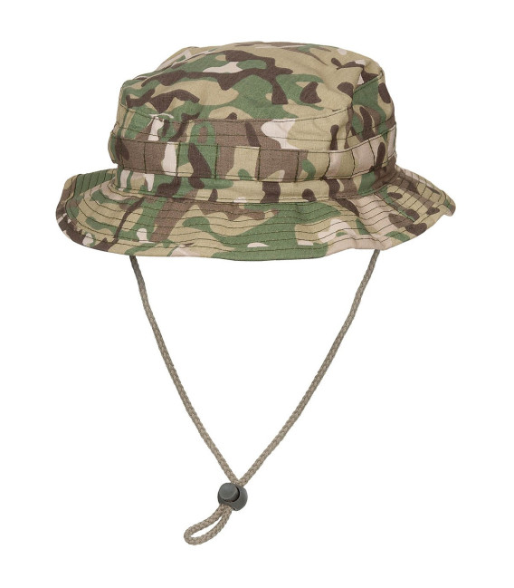 Chapeau de brousse GB SF, Rip Stop, bande menton, op. camou - Surplus militaire