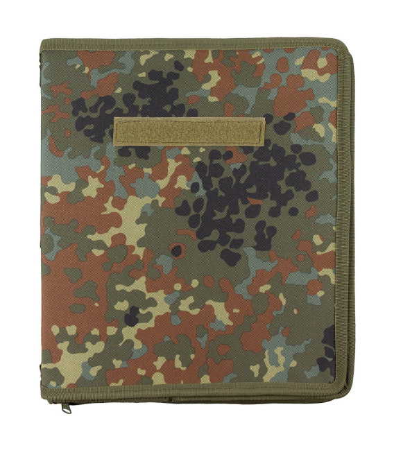 Classeur, BW camo, A4 registre, fiches, poche cartes - Surplus militaire