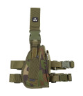 Holster, woodland, fix. cuisse et ceinture, droit - Surplus militaire