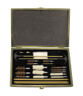 kit de nettoyage, universel pour pistolet, boite en bois - Surplus militaire