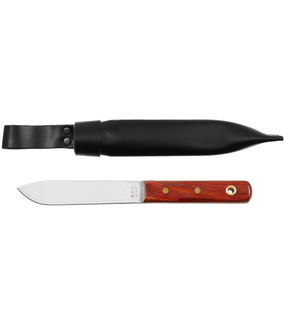 marins couteau, allemand, poignee en bois, fourreau - Surplus militaire