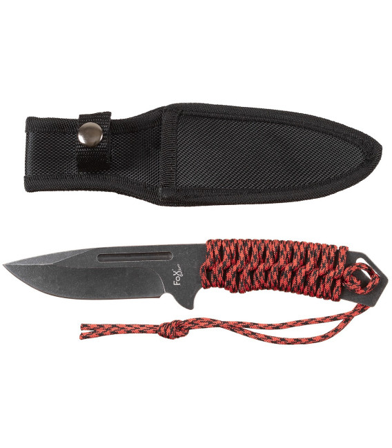 couteau "Redrope", grand, stonew., poignee de parachute - Surplus militaire