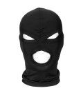 Cagoule Balaclava, 3 trous, souple, noir, 100% élasthanne - Surplus militaire