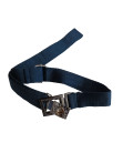 Ceinturon pompier bleu-marine insigne Casque - Surplus militaire