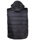 Gilet noir fourré avec capuche amovible - Surplus militaire