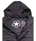 Gilet noir fourré avec capuche amovible - Surplus militaire