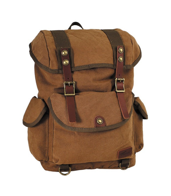 Sac à dos, canvas PT Marron brun - Surplus militaire