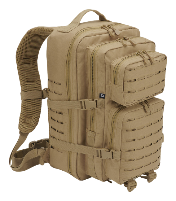 Sac à dos 40L Brandit US Cooper Lasercut large Camel - Surplus militaire