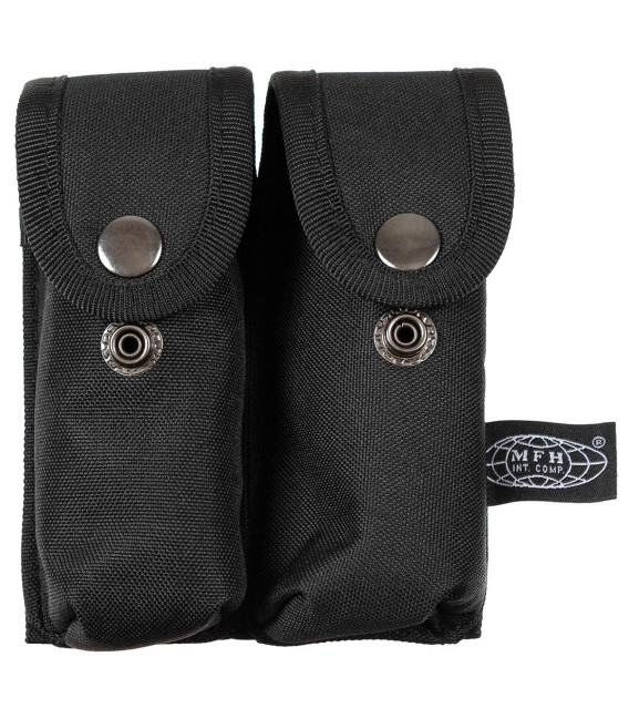 porte chargeur double, noir, double, ceinturon 22603 - Surplus militaire