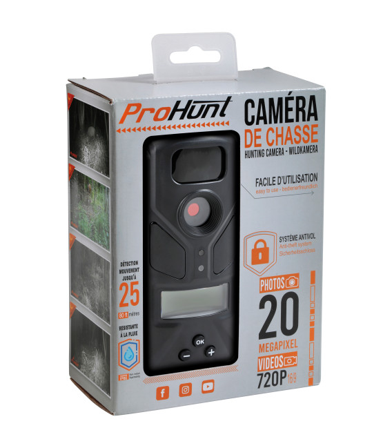 Camera De Chasse 20M Pixels Noir