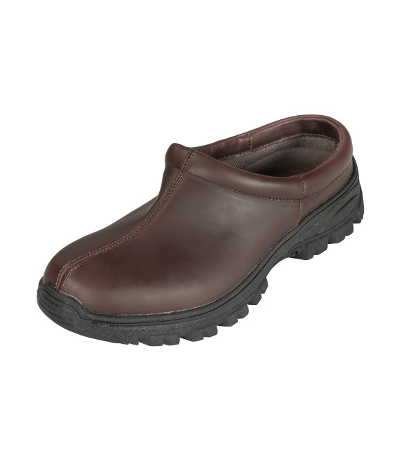 Sabot Cuir Troncais Marron