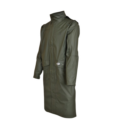 Manteau Long Impersoft Avec Carnier Kaki