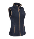 Gilet Polaire Scotland Femme Marine