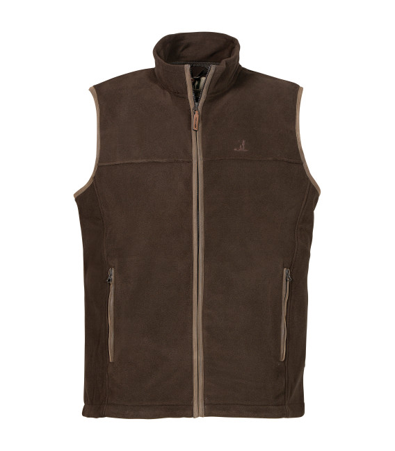 Gilet Polaire Scotland Marron