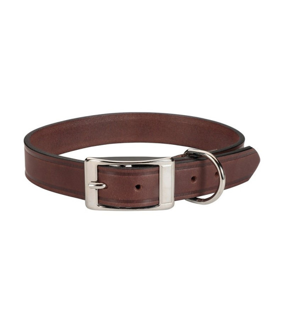 Collier Cuir L/Xl Marron