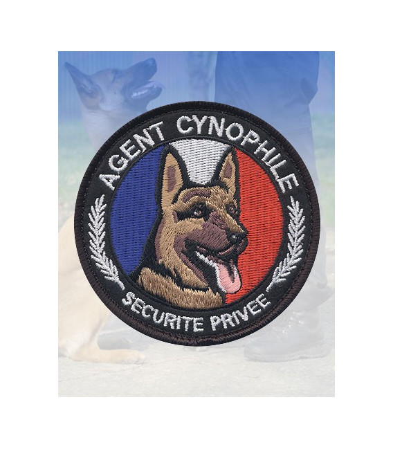 Ecusson sécurité rond "Agent Cynophile-Berger" - Surplus militaire