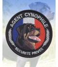 Ecusson rond "Agent Cynophile-Rottweiler" - Surplus militaire