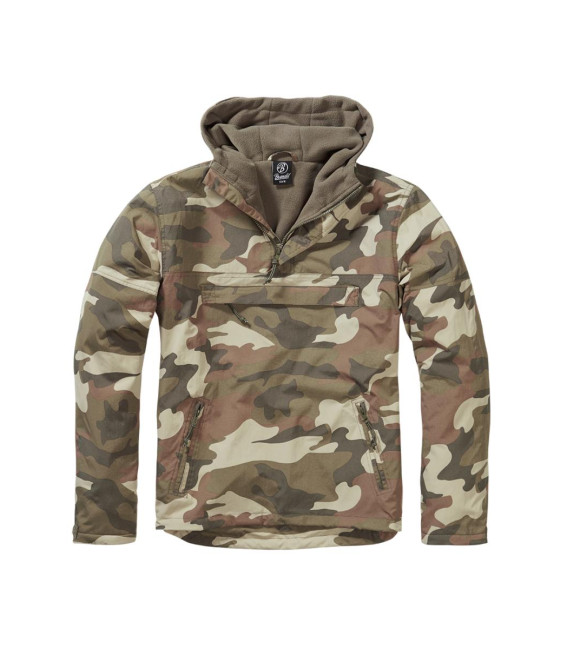 Blouson coupe vent Brandit Windbreaker Light Woodland - Surplus militaire