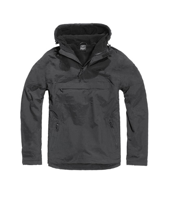 Blouson coupe vent Brandit Windbreaker Noir - Surplus militaire