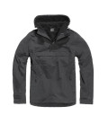 Blouson coupe vent Brandit Windbreaker Noir - Surplus militaire