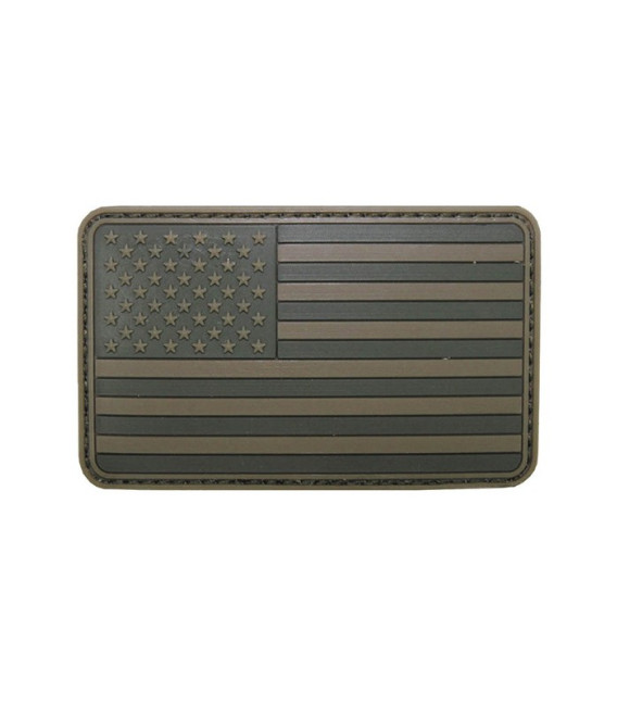 Ecusson velcro USA Kaki 3D 8 X 5 cm - Surplus militaire