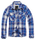 Chemise Brandit à carreaux Bleue - Surplus militaire