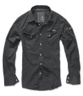Chemise Brandit SlimFit Noire - Surplus militaire