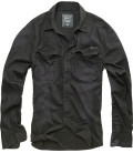Chemise Brandit Hardee Denim Noir - Surplus militaire