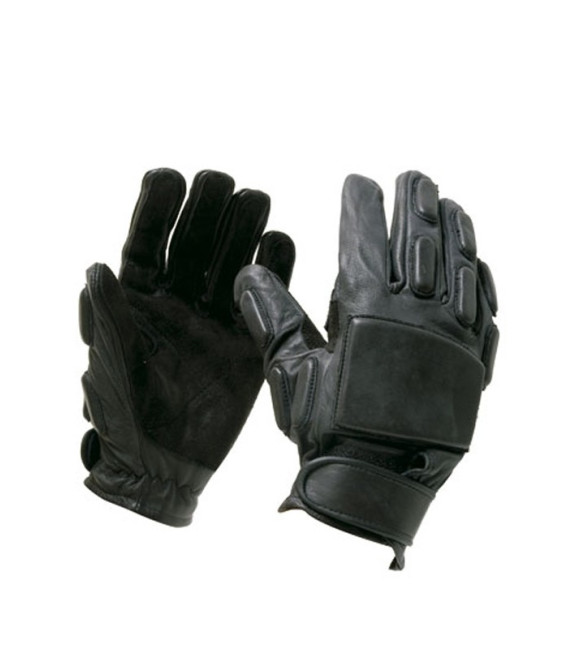 Gants Militaire Sécurité SWAT SD en cuir noir - Surplus militaire