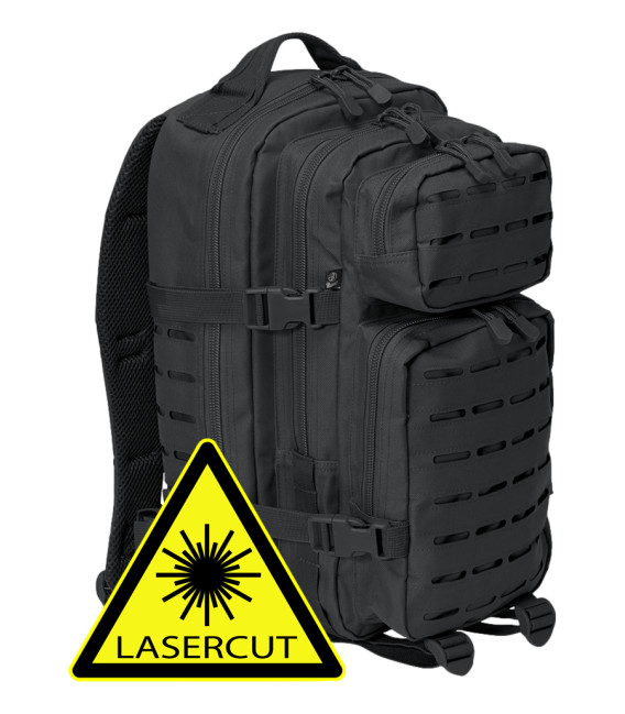 Sac à dos 25L Brandit US Cooper Lasercut medium Noir - Surplus militaire