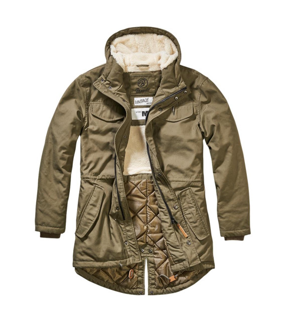 Parka fourrée Marsh Lake Brandit Kaki - Surplus militaire