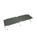 Lit de camp portefeuille aluminium Kaki + Sac - Surplus militaire
