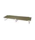 Lit de camp Vert armé armature aluminium - Surplus militaire