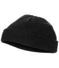Bonnet, noir, acrylique, extra court, cousu fin - Surplus militaire