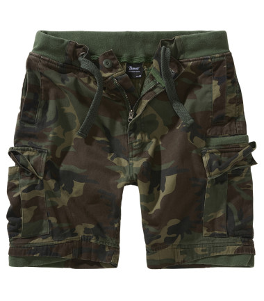 Short vintage Packham Camouflage Woodland Brandit