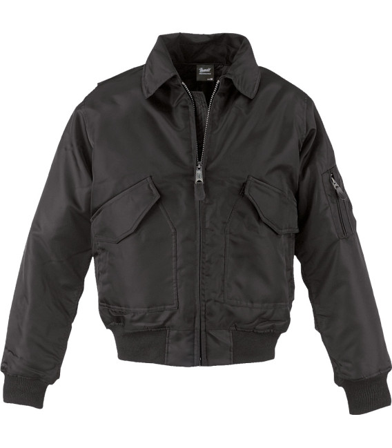 Bombers homme Militaire aviateur Brandit CWU Noir Grande taille