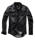 Chemise Brandit Riley Denim Noir