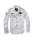 Chemise à Manches Longues Luis Vintage Brandit Blanche