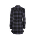Chemise longue femme Lucy Brandit Noire et grise