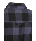 Chemise longue femme Lucy Brandit Noire et grise