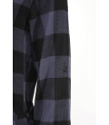 Chemise longue femme Lucy Brandit Noire et grise
