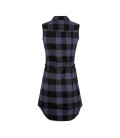 Chemise longue femme Gracey Brandit Noire et grise