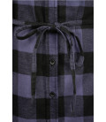 Chemise longue femme Gracey Brandit Noire et grise