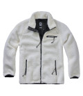 Veste polaire peluche Teddyfleece Jacket Brandit Blanc
