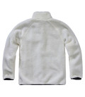 Veste polaire peluche Teddyfleece Jacket Brandit Blanc