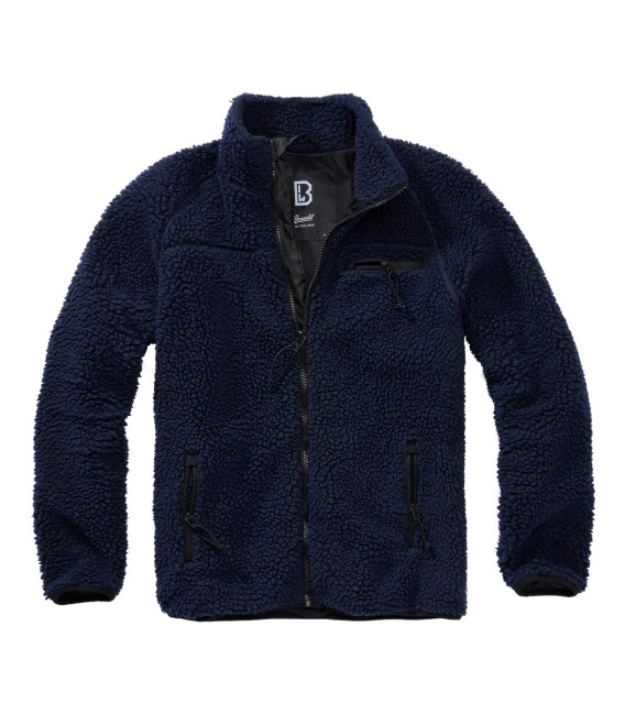 Veste polaire peluche Teddyfleece Jacket Brandit Marine