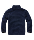Veste polaire peluche Teddyfleece Jacket Brandit Marine