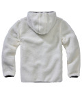 Pull-over en peluche Teddyfleece Blanc Brandit