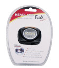 lampe frontale, 4 LED blanc, pliable, 3 rouge, noir - Surplus militaire