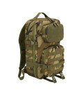 Grand Sac à Dos US Cooper avec Patch Brandit&nbsp;Camouflage Woodland (US)
